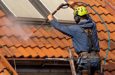 Démoussage et hydrofuge de toiture à Fourches